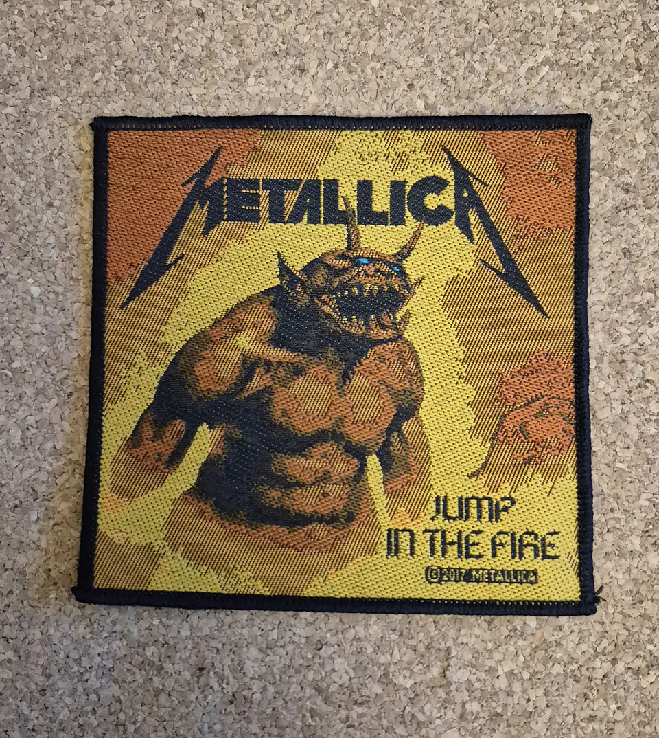 Metallica Jump in The Fire Patch - Woven (Sew-on) 1