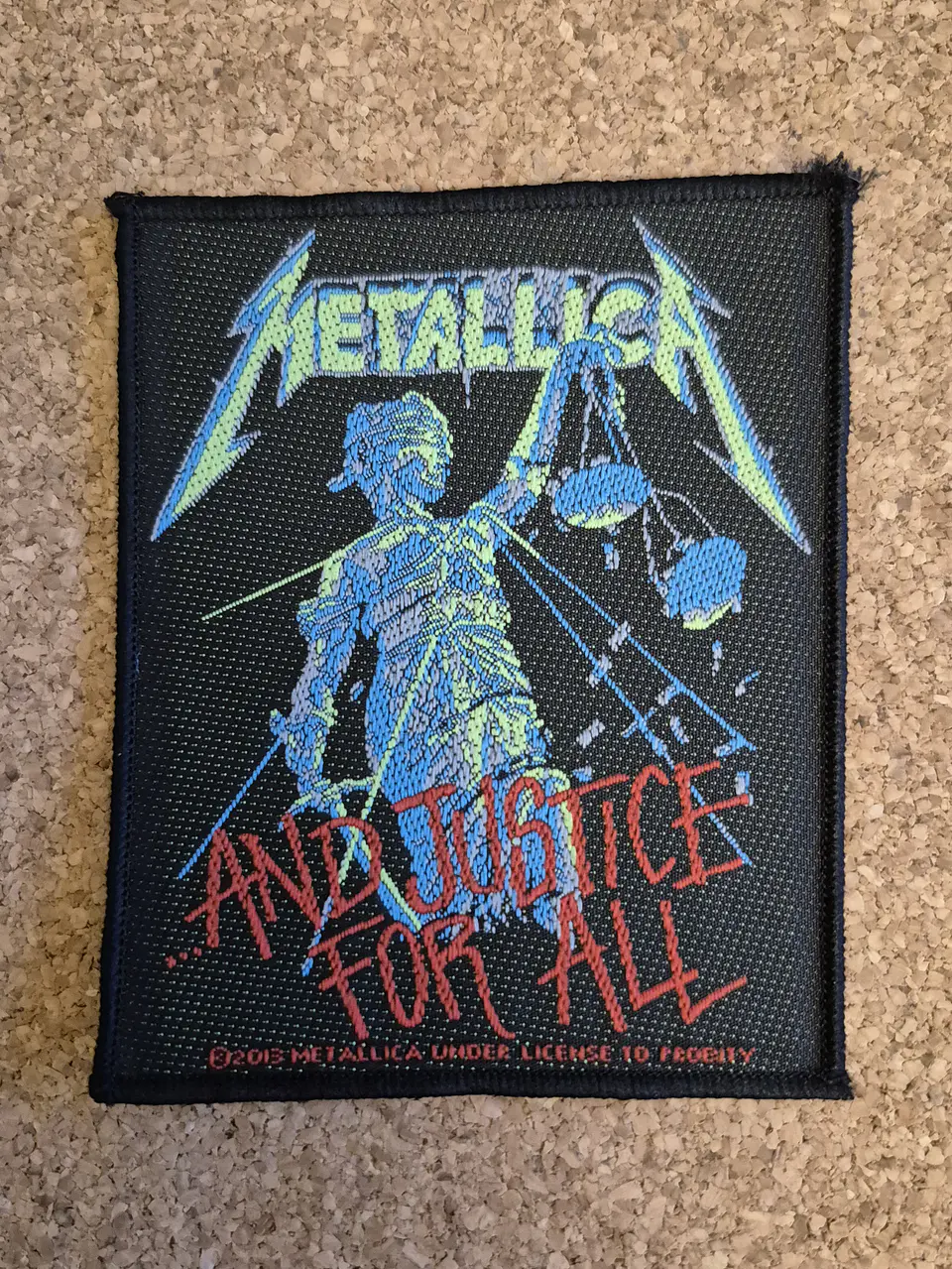 Metallica And Justice for All Patch - Woven (Sew-on) 1