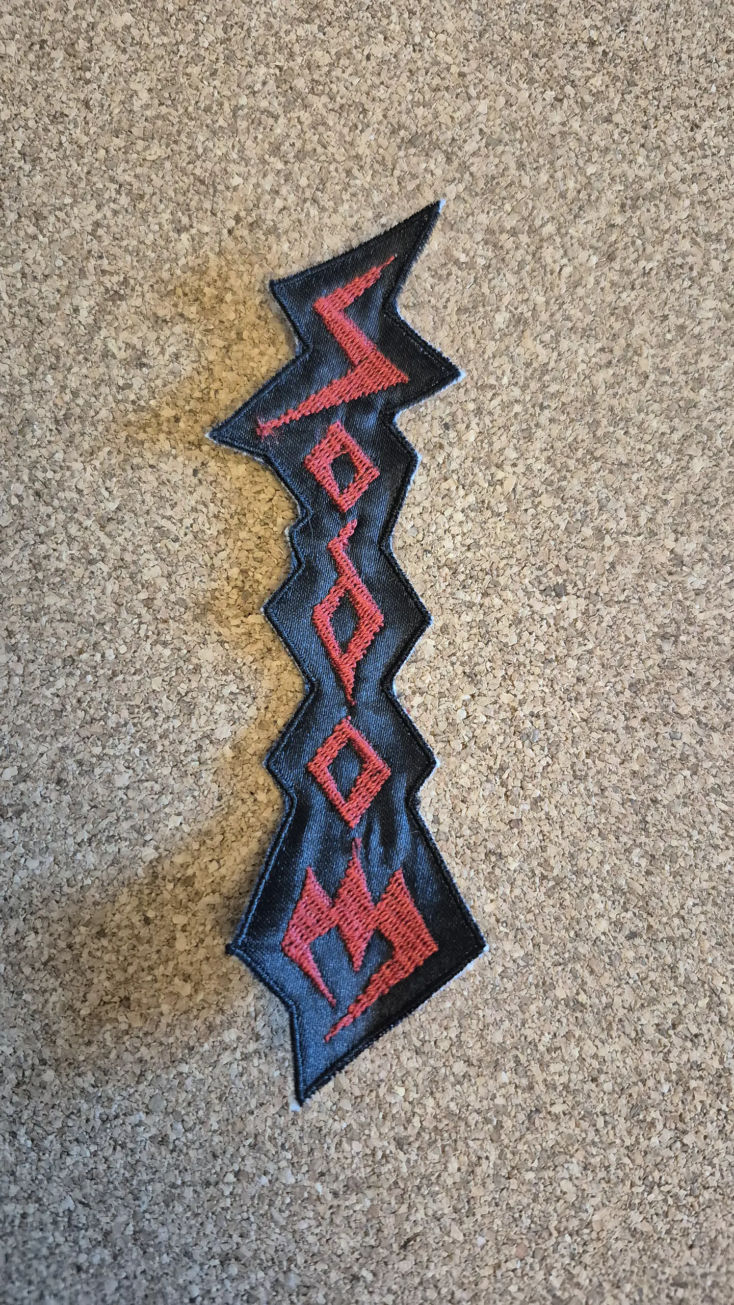 Sodom Cut-out Patch - Embroidered (Sew-on) 1