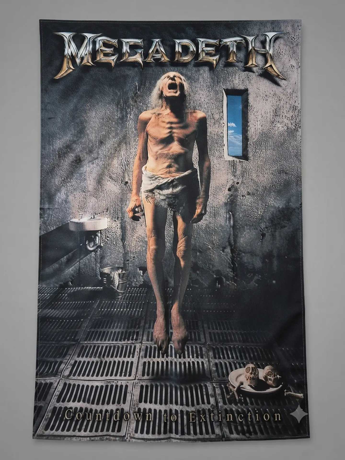 Bandeira Megadeth – Countdown to Extinction Design Flag (65x105cm) 1