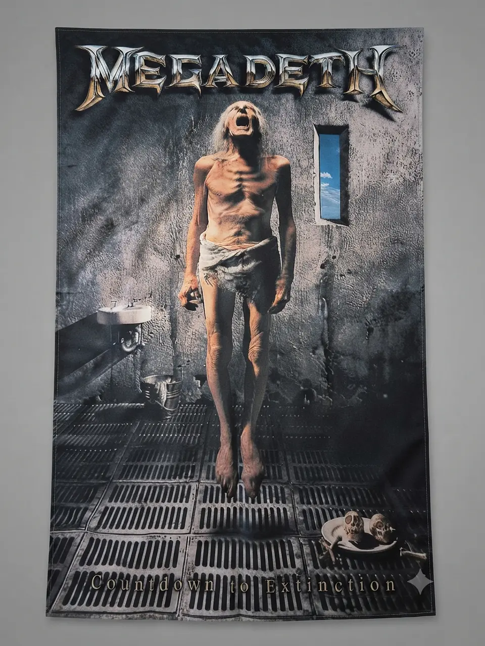 Bandeira Megadeth – Countdown to Extinction Design Flag (65x105cm) 1