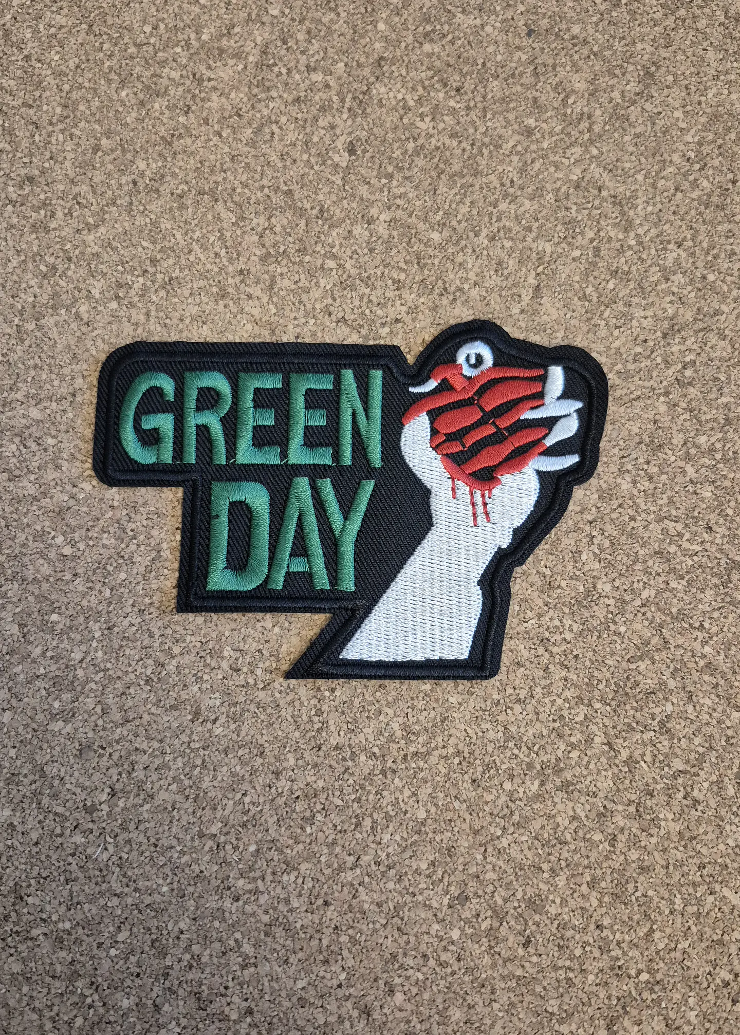Green Day Patch - Embroidered (Iron-on) 1