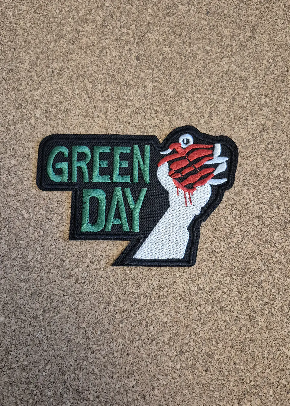 Green Day Patch - Embroidered (Iron-on) 1
