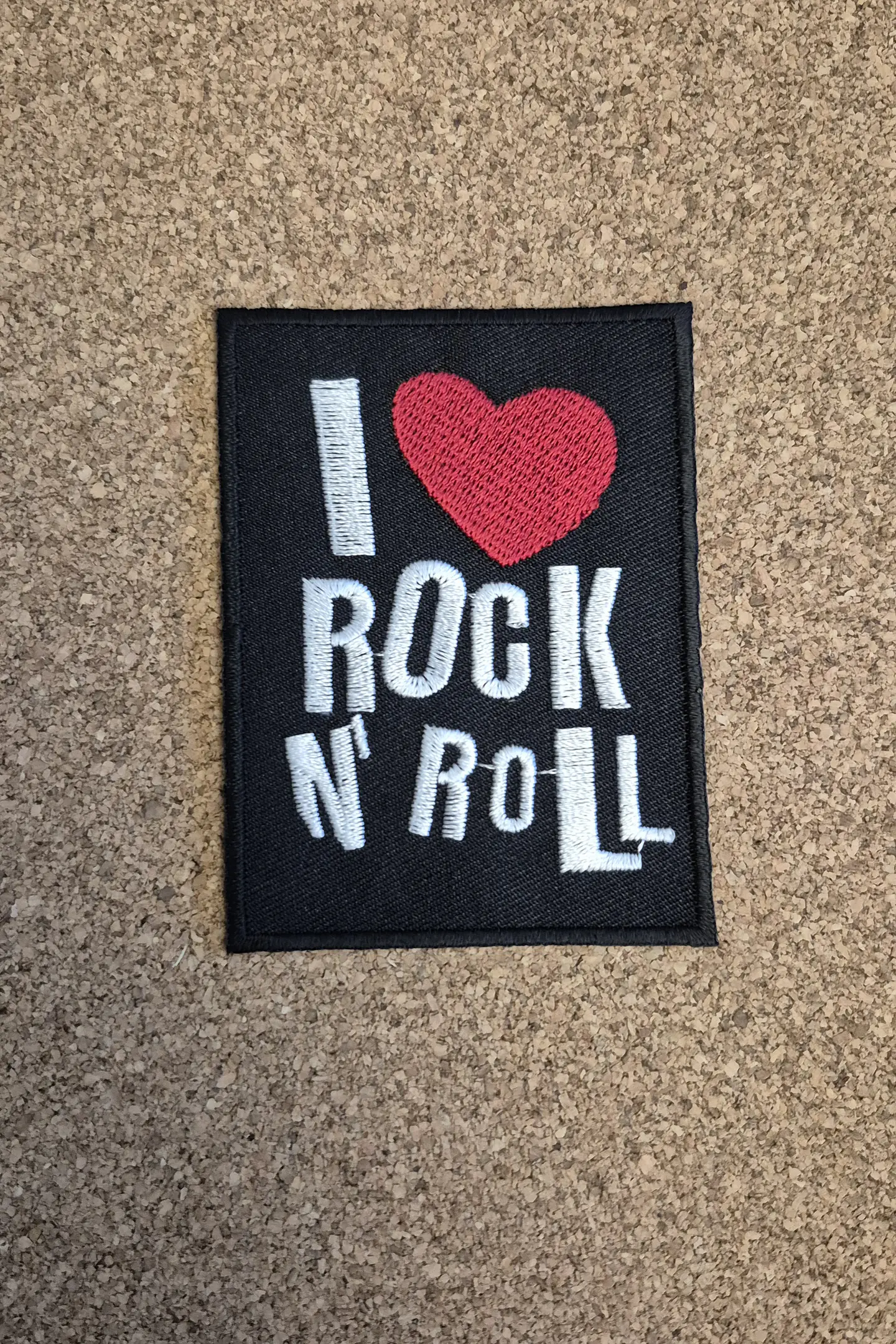 I Love Rock N' Roll Patch - Embroidered (Iron-on) 1