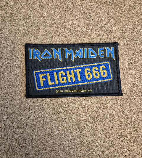 Iron Maiden Flight 666 2011 Woven Patch