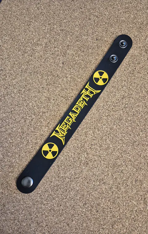 Pulseira de banda ajustável com molas - Megadeth 