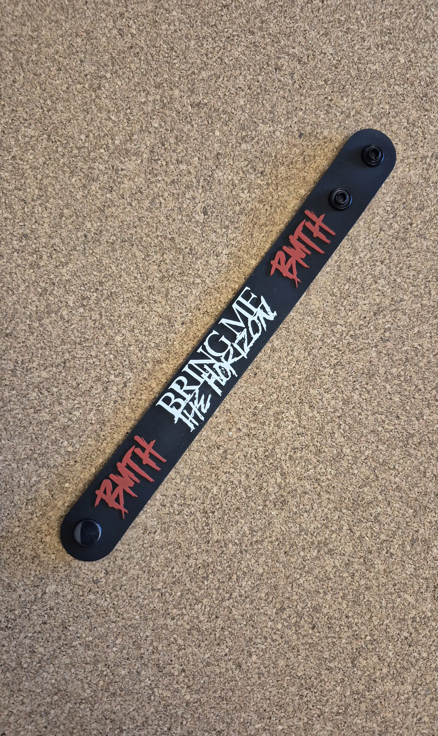 Pulseira de banda ajustável com molas - Bring Me The Horizon  1