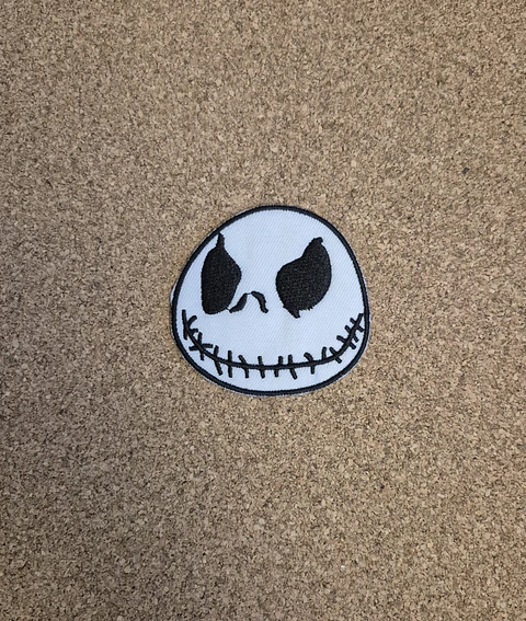 Jack Skellington Iron-On Embroidered Patch (The Nightmare Before Christmas)