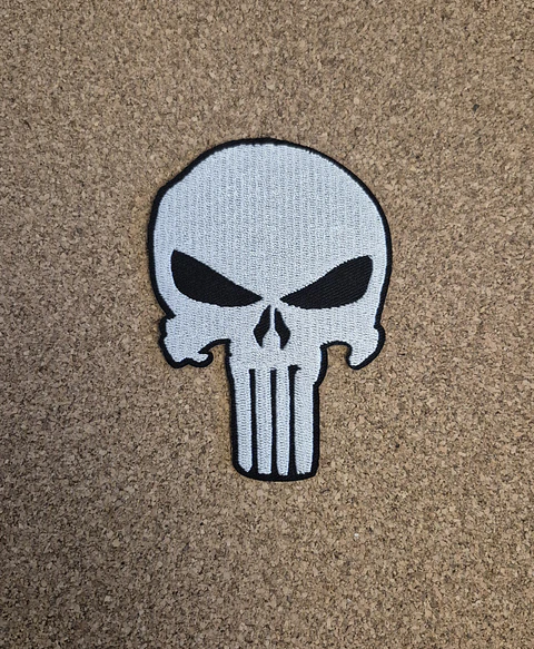 Marvel The Punisher Skull Iron-On Embroidered Patch