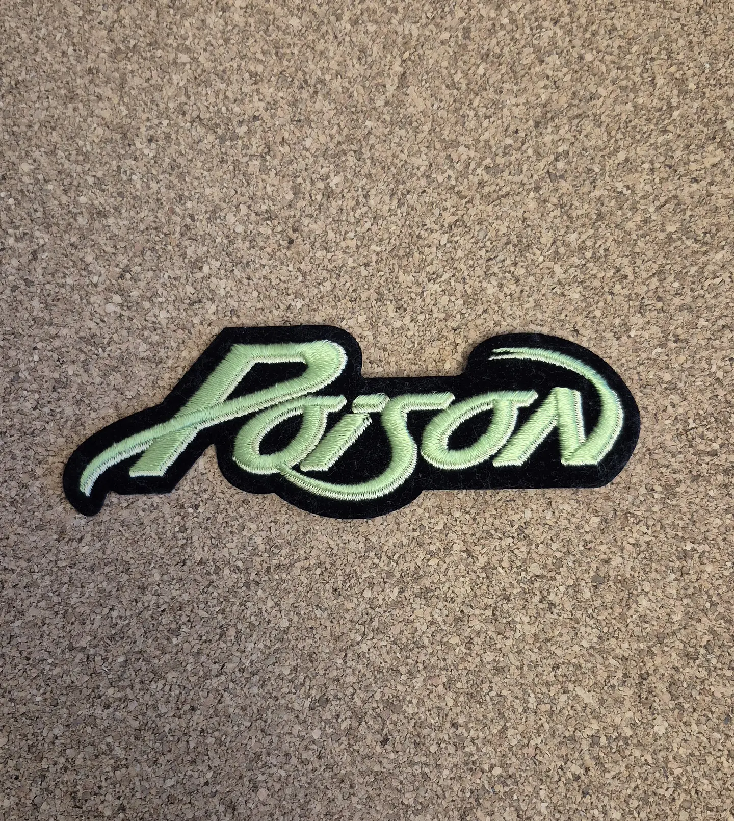 Poison Band Logo Iron-On Embroidered Patch (80s Glam Metal) 1
