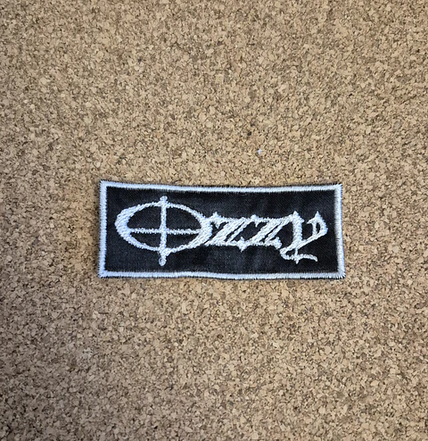 ​Ozzy Osbourne White Logo Compact Patch (Sew-On / Filler Patch)