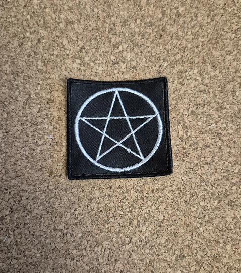​Classic Pentagram Compact Patch (Sew-On / Filler Patch)