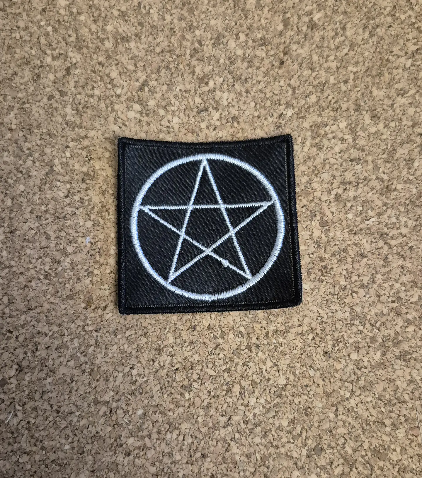 ​Classic Pentagram Compact Patch (Sew-On / Filler Patch) 1