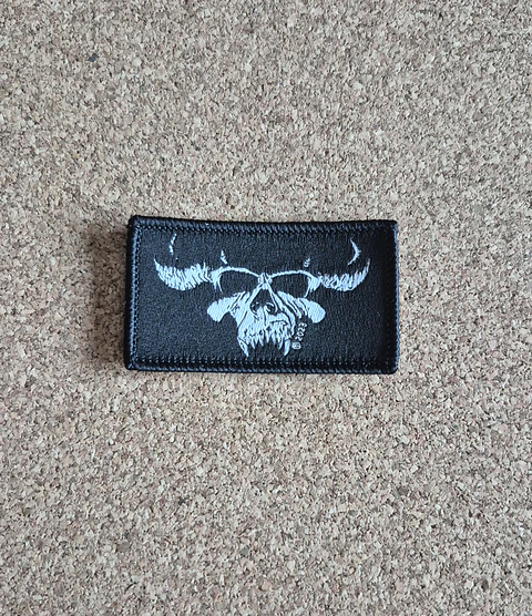 ​Danzig Skull Woven Compact Patch (Sew-On / Filler Patch)