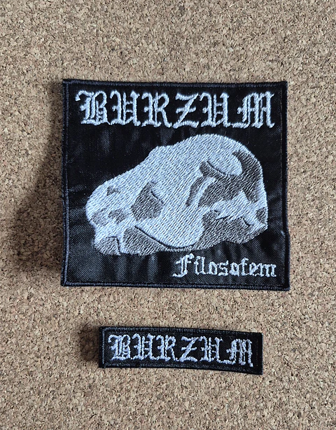 ​Burzum Duo Pack: Filosofem Album + Logo Strip Patches (Sew-On)