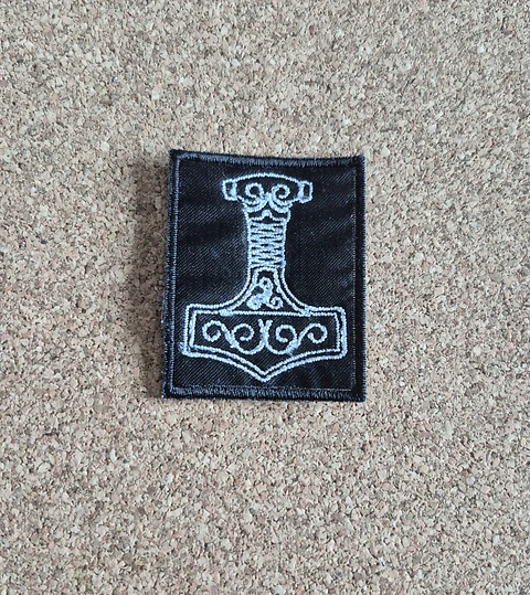 ​Mjolnir Compact Patch (Embroidered / Sew-On)