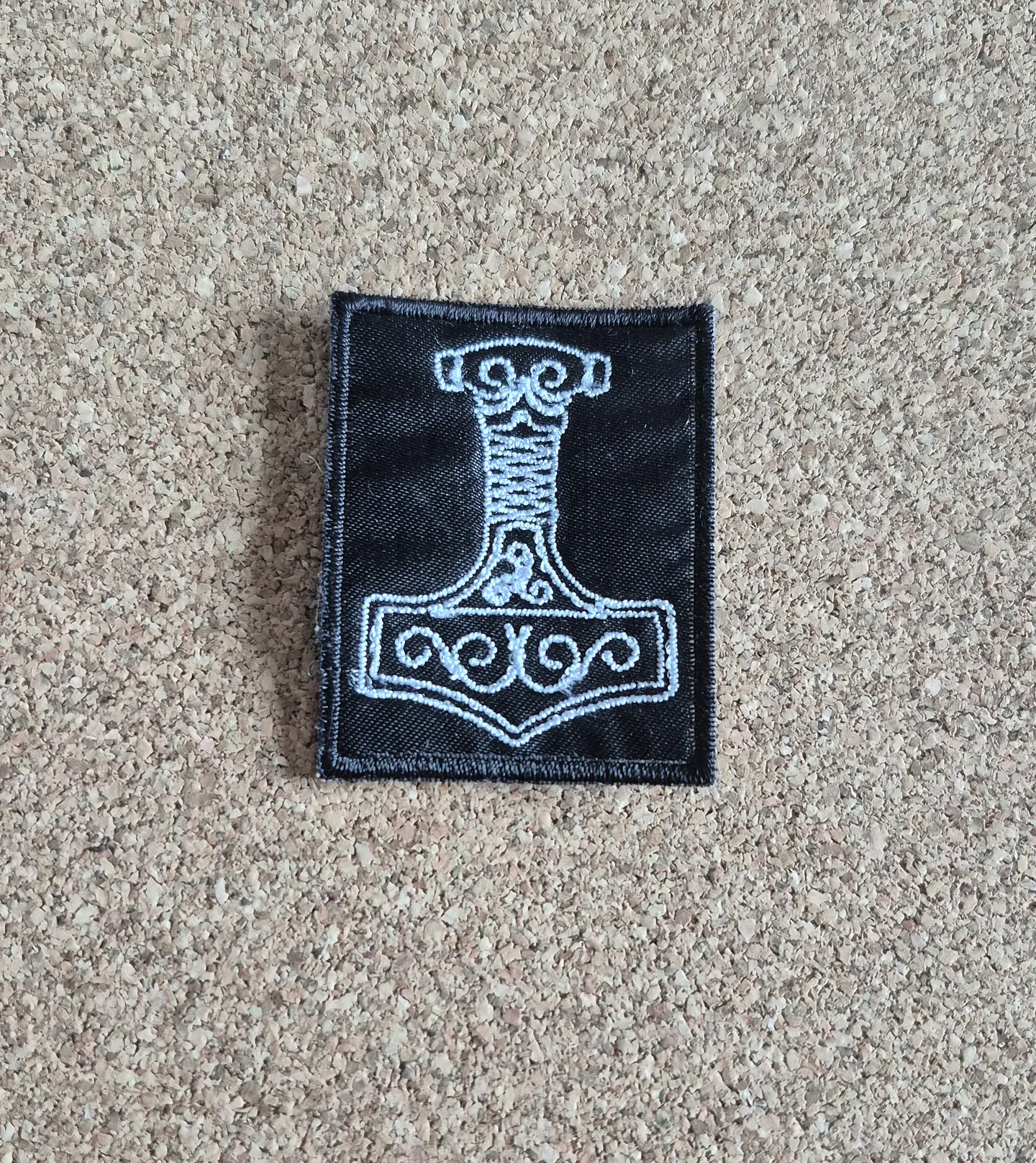 ​Mjolnir Compact Patch (Embroidered / Sew-On) 1