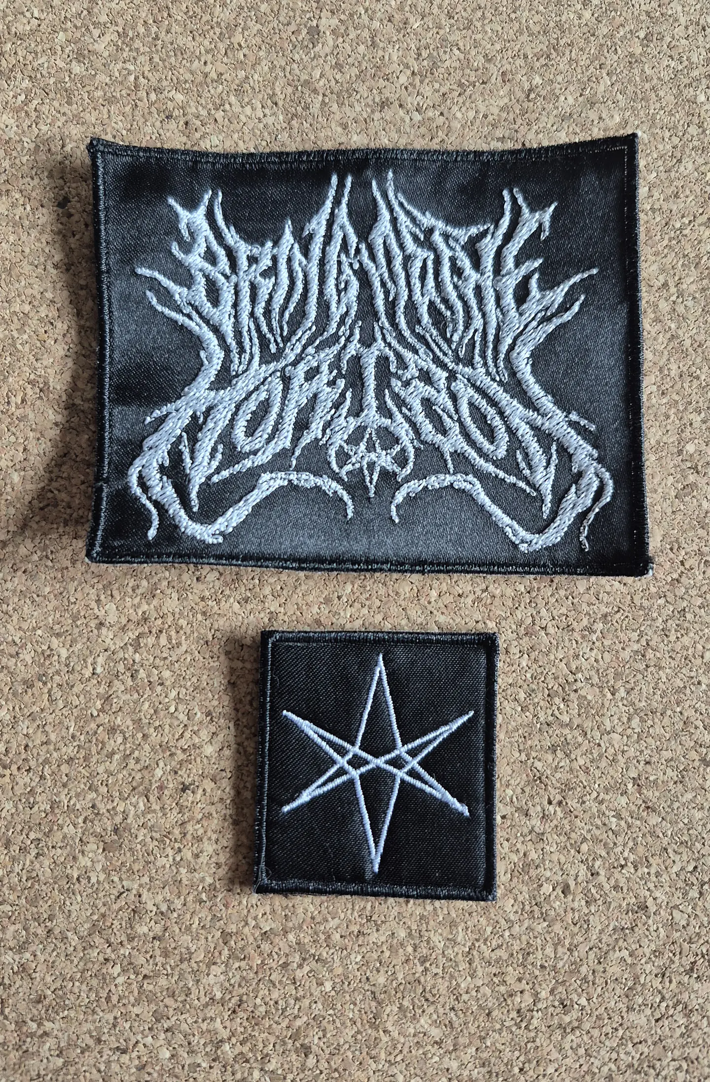 Bring Me the Horizon Duo Pack: Logo Patch + Hexagram Symbol Patch (Sew-On) 1