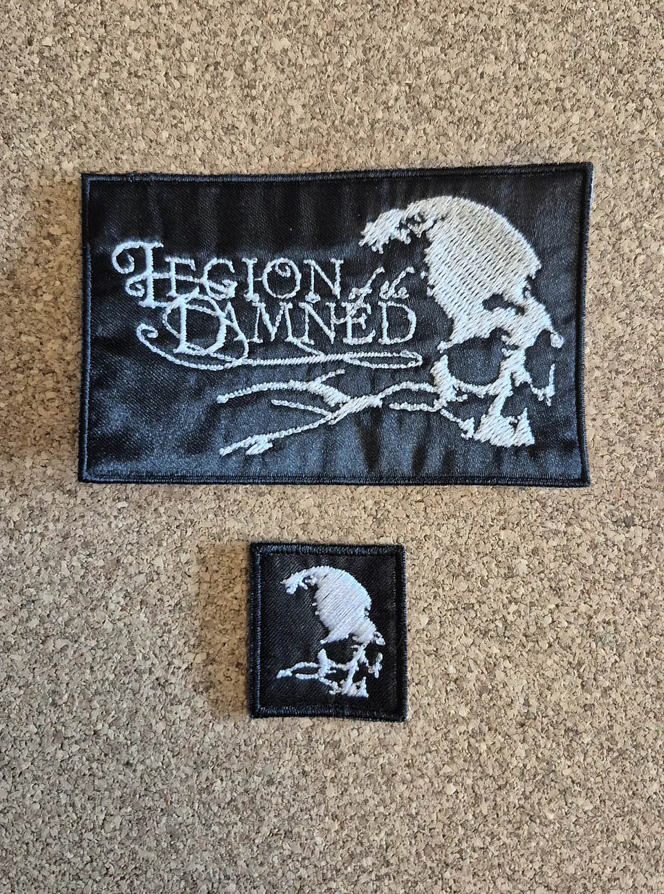 Legion of the Damned Duo Pack: Logo Patch + Skull Symbol Patch (Sew-On) 1