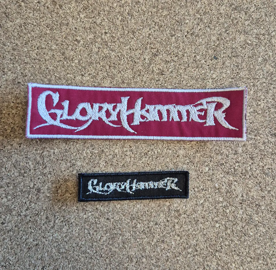 ​Gloryhammer Duo Pack: Logo Patch + Compact Logo Patch (Sew-On) 1