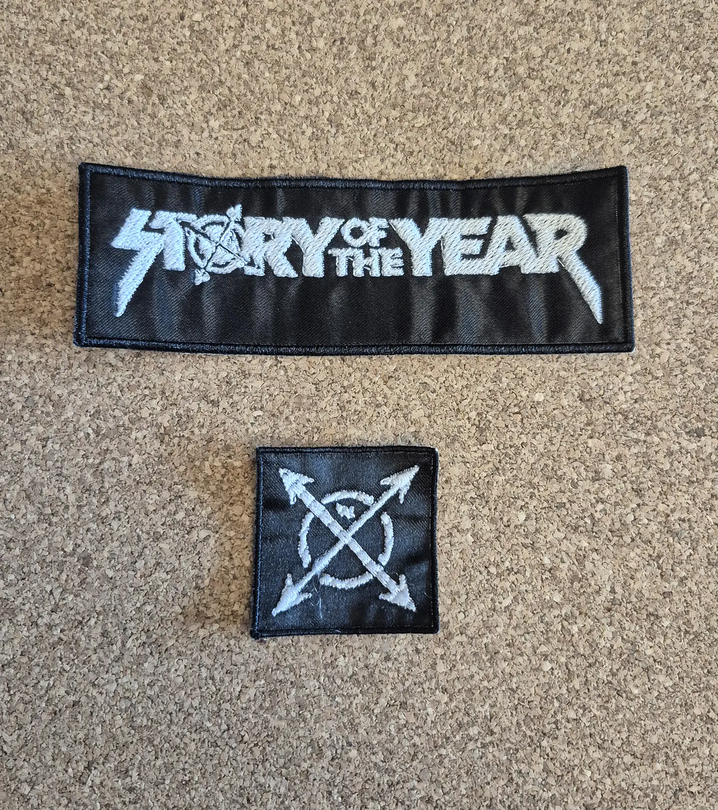 Story of the Year Duo Pack: Logo Patch + Compact Symbol Patch (Sew-On) 1