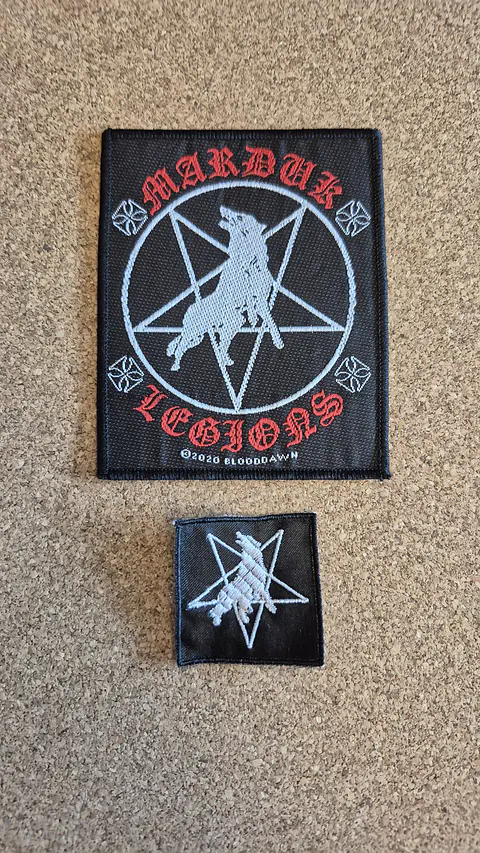 Marduk Duo Pack: Woven Legions Patch + Compact Symbol Patch (Sew-On)