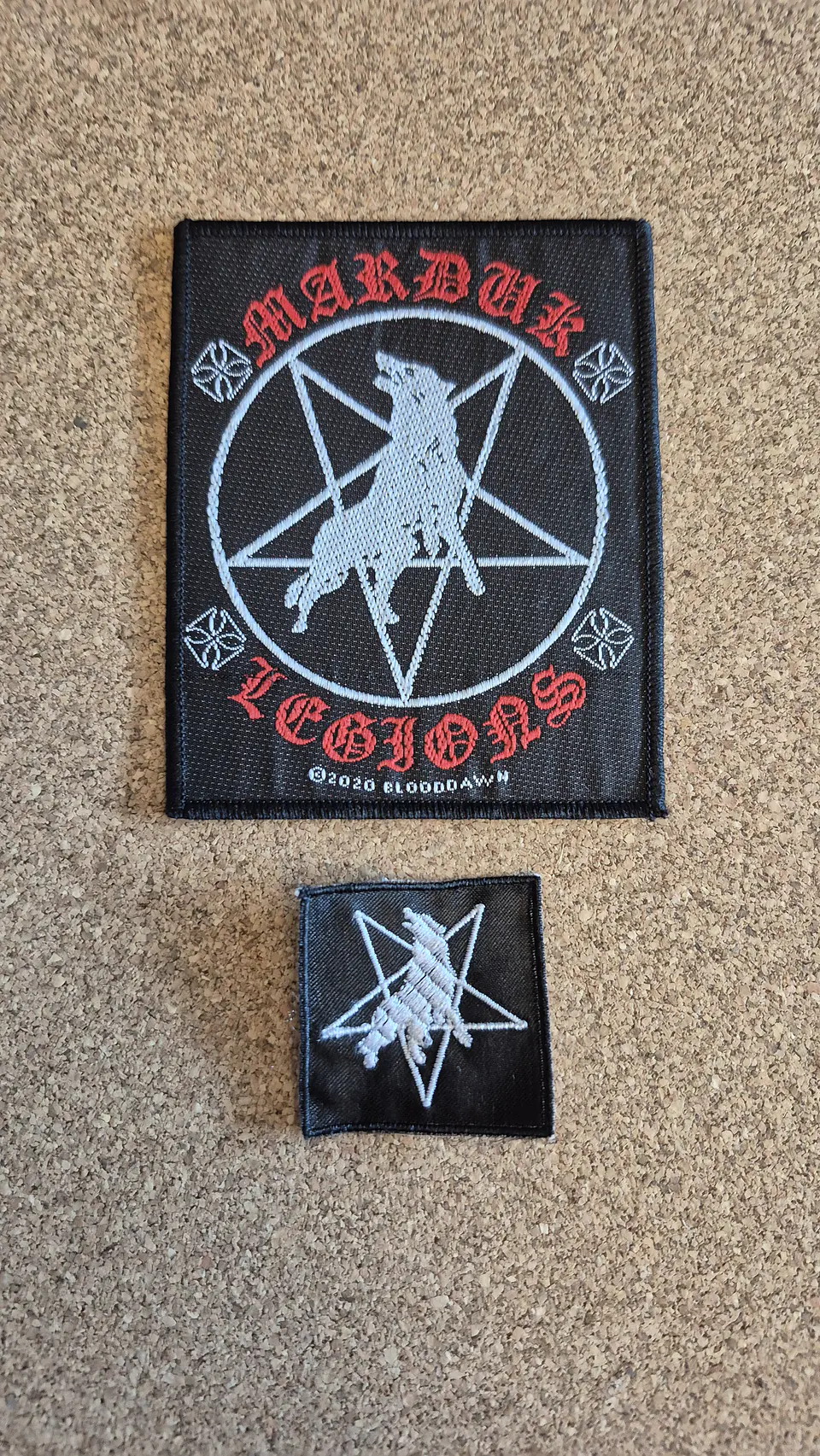 Marduk Duo Pack: Woven Legions Patch + Compact Symbol Patch (Sew-On) 1
