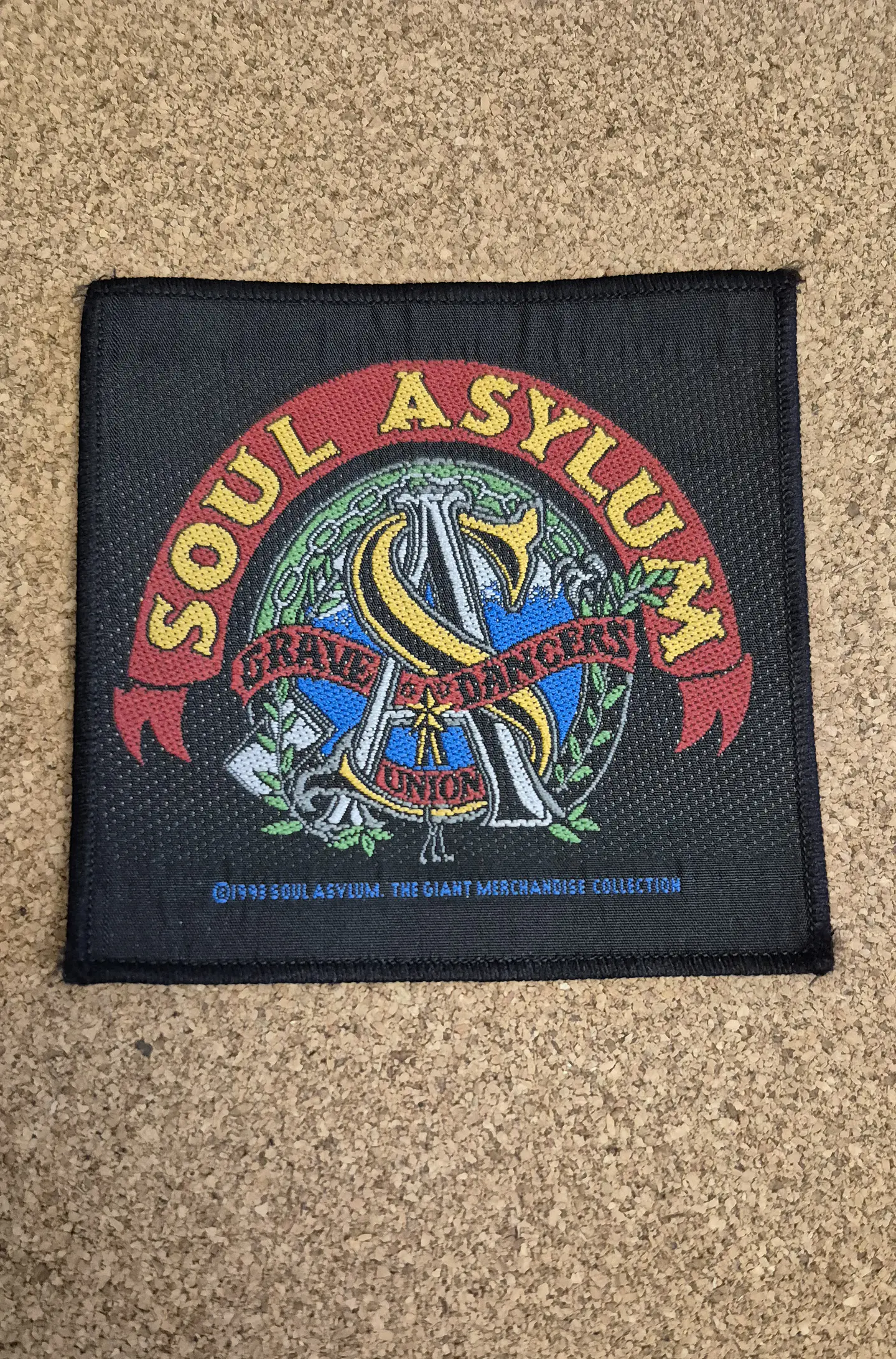 Soul Asylum Vintage Patch - Grave Dancers Union (1993) 1