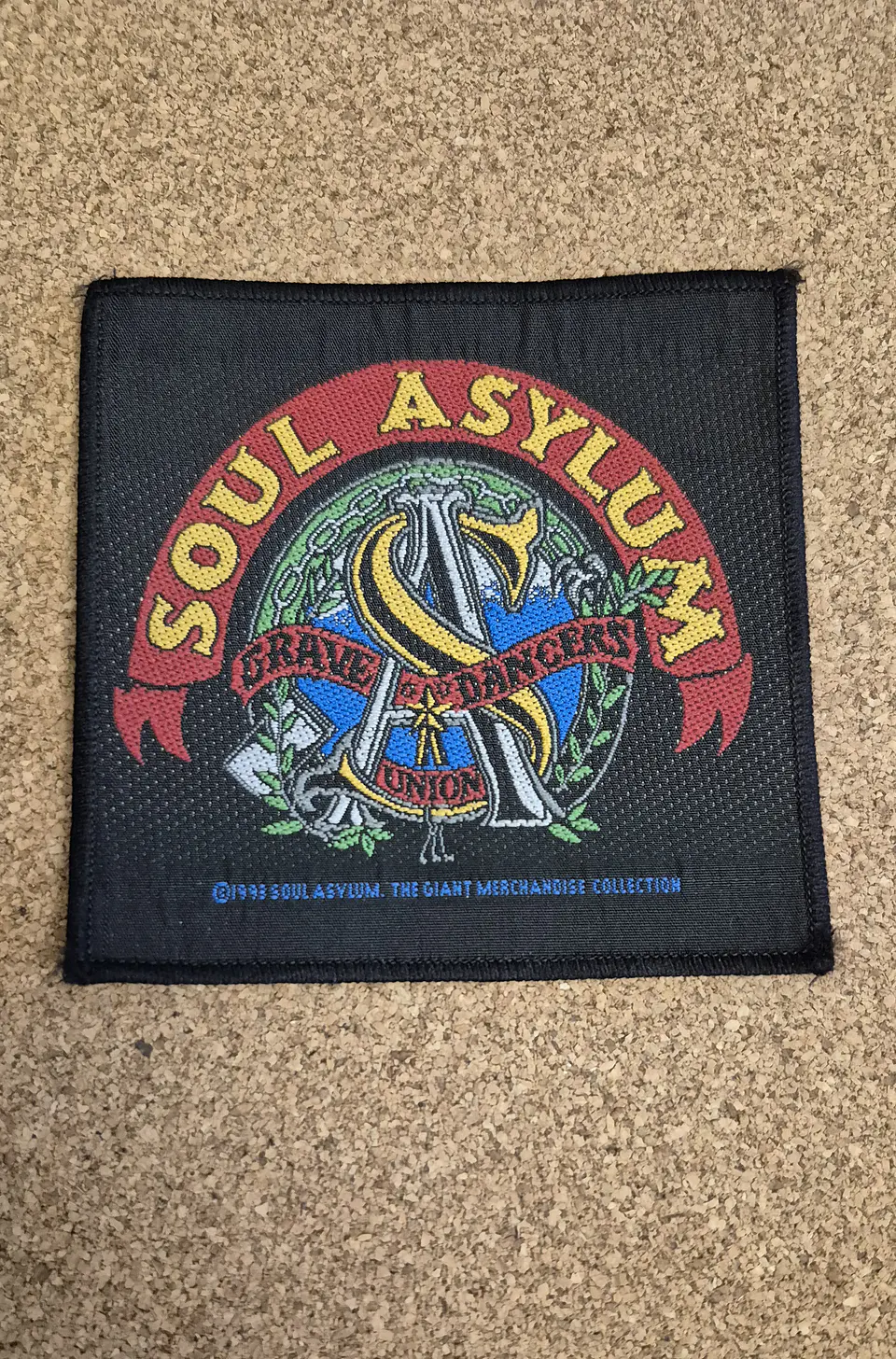Soul Asylum Vintage Patch - Grave Dancers Union (1993) 1