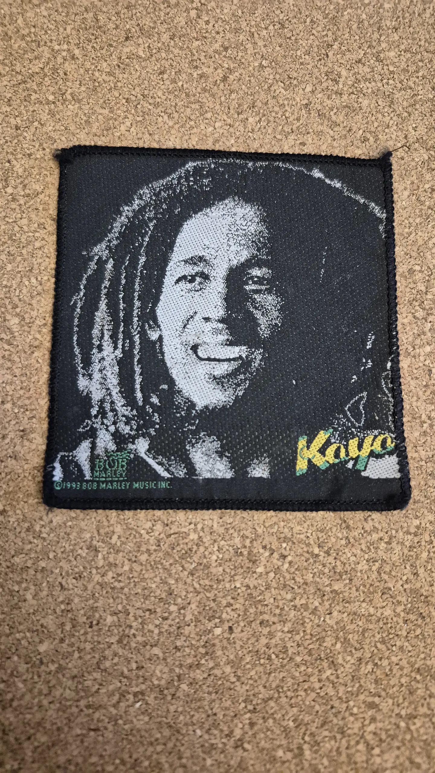 Bob Marley Vintage Woven Patch - Kaya Album (1993) 1