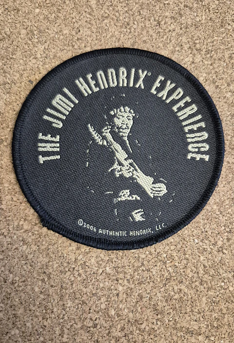 Jimi Hendrix Experience Woven Patch - Circular Logo (2006)