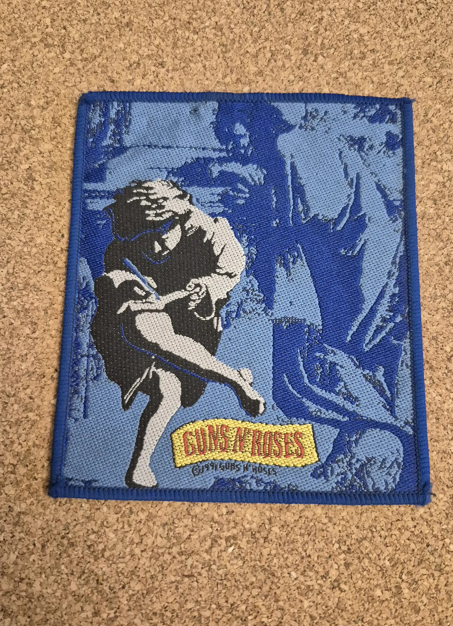 Guns N' Roses Vintage Woven Patch - Use Your Illusion Blue Era (1991) 1