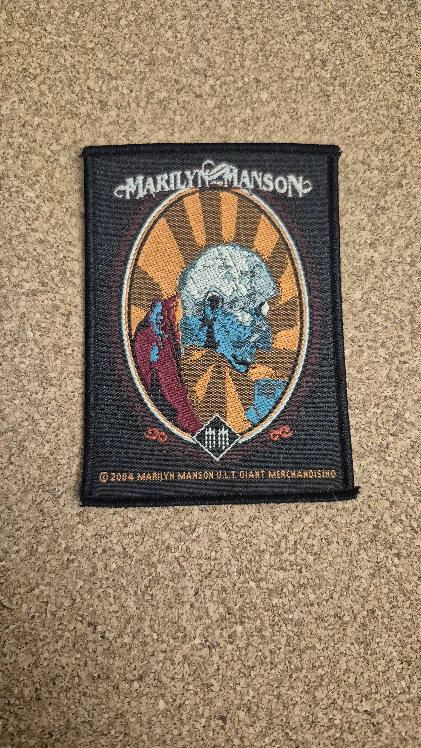 Marilyn Manson Vintage Patch - Giant Merchandising (2004) 1