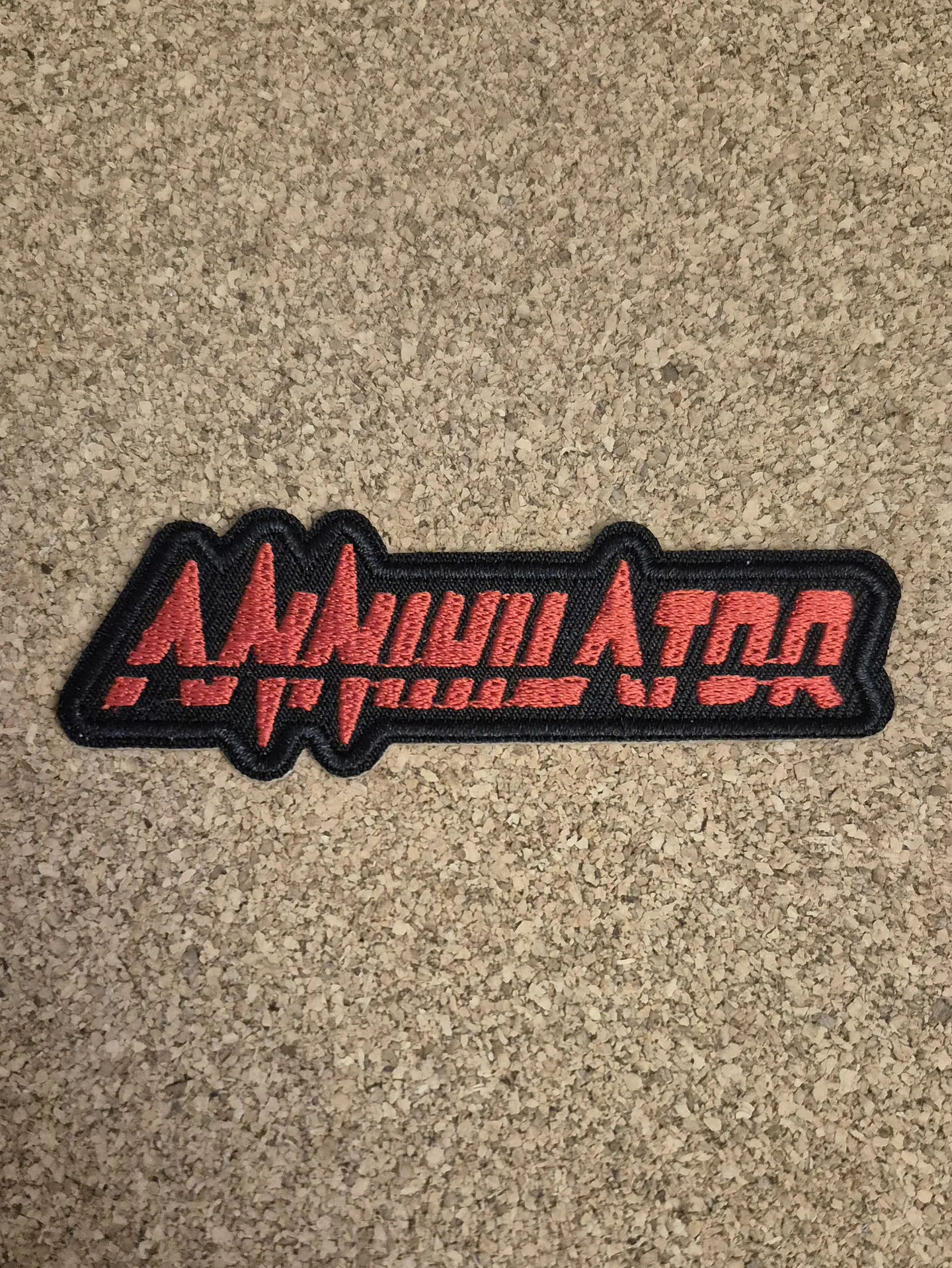 Annihilator Patch - Logo Vermelho (Iron-on / Sew-on) 1