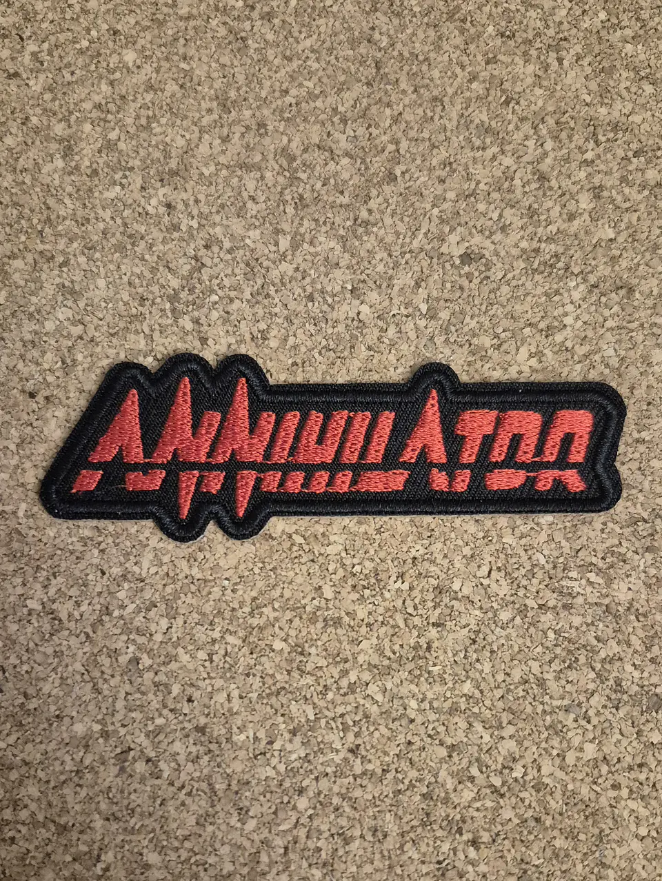 Annihilator Patch - Logo Vermelho (Iron-on / Sew-on) 1