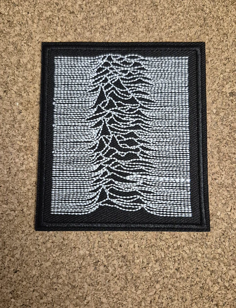 Joy Division Patch - Unknown Pleasures (Iron-on)