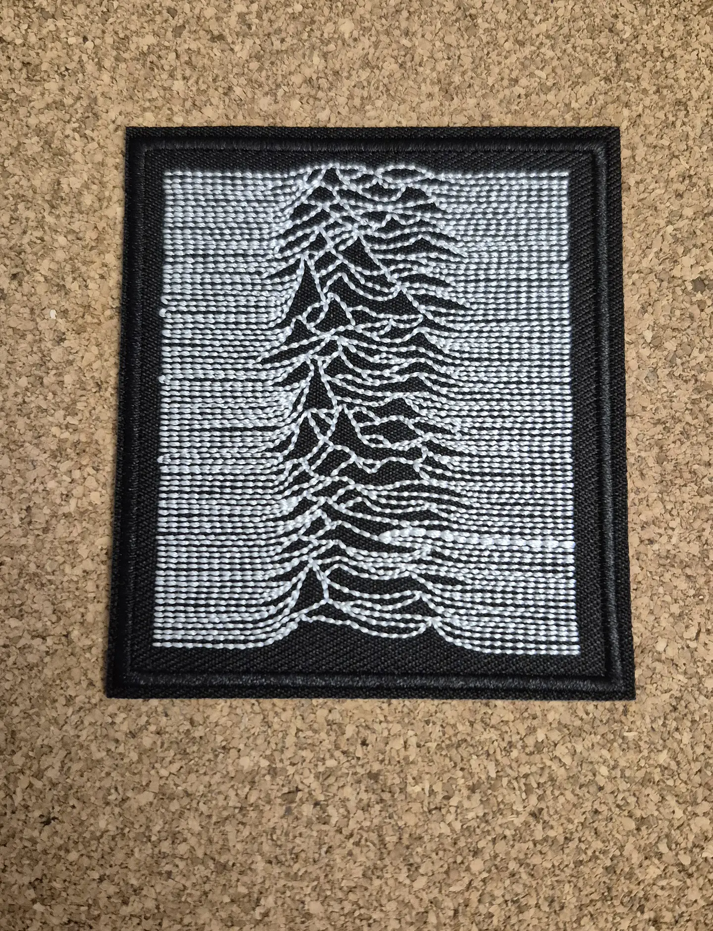 Joy Division Patch - Unknown Pleasures (Iron-on) 1