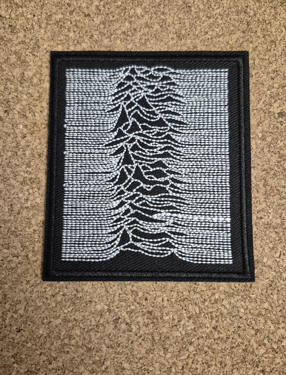 Joy Division Patch - Unknown Pleasures (Iron-on) 1
