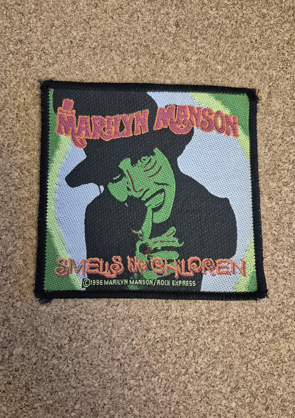 Marilyn Manson Patch - Smells Like Children Vintage (1996) 1