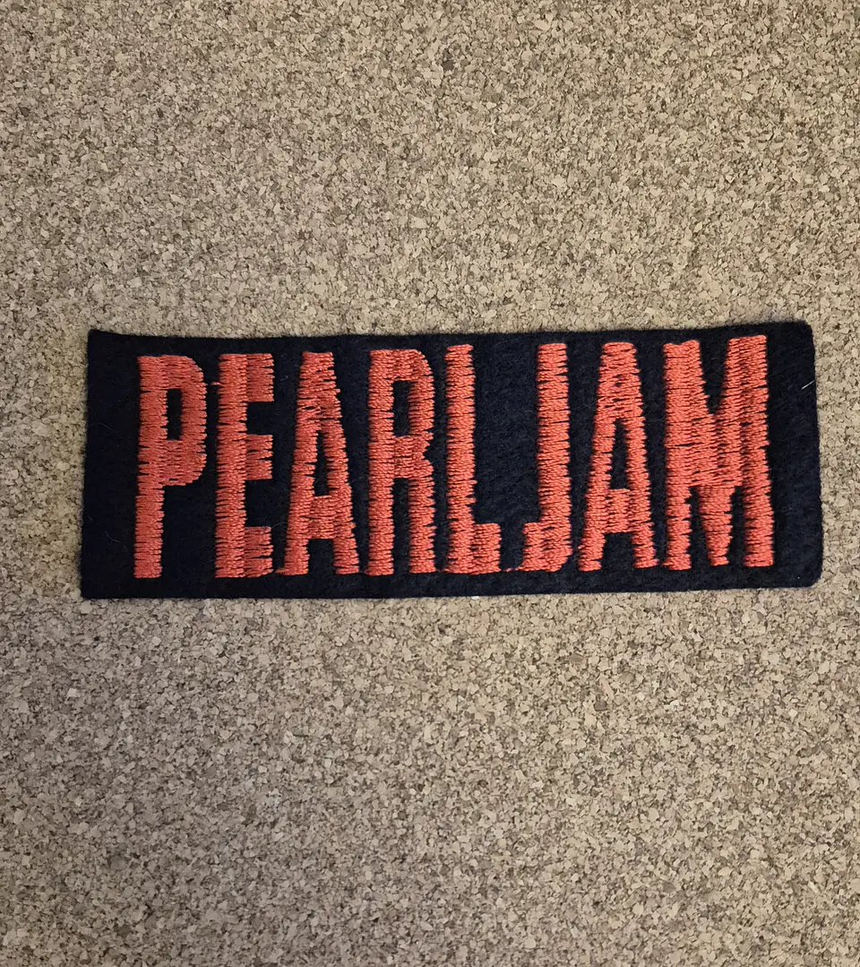 Pearl Jam Patch - Embroidered (Iron-on) 1