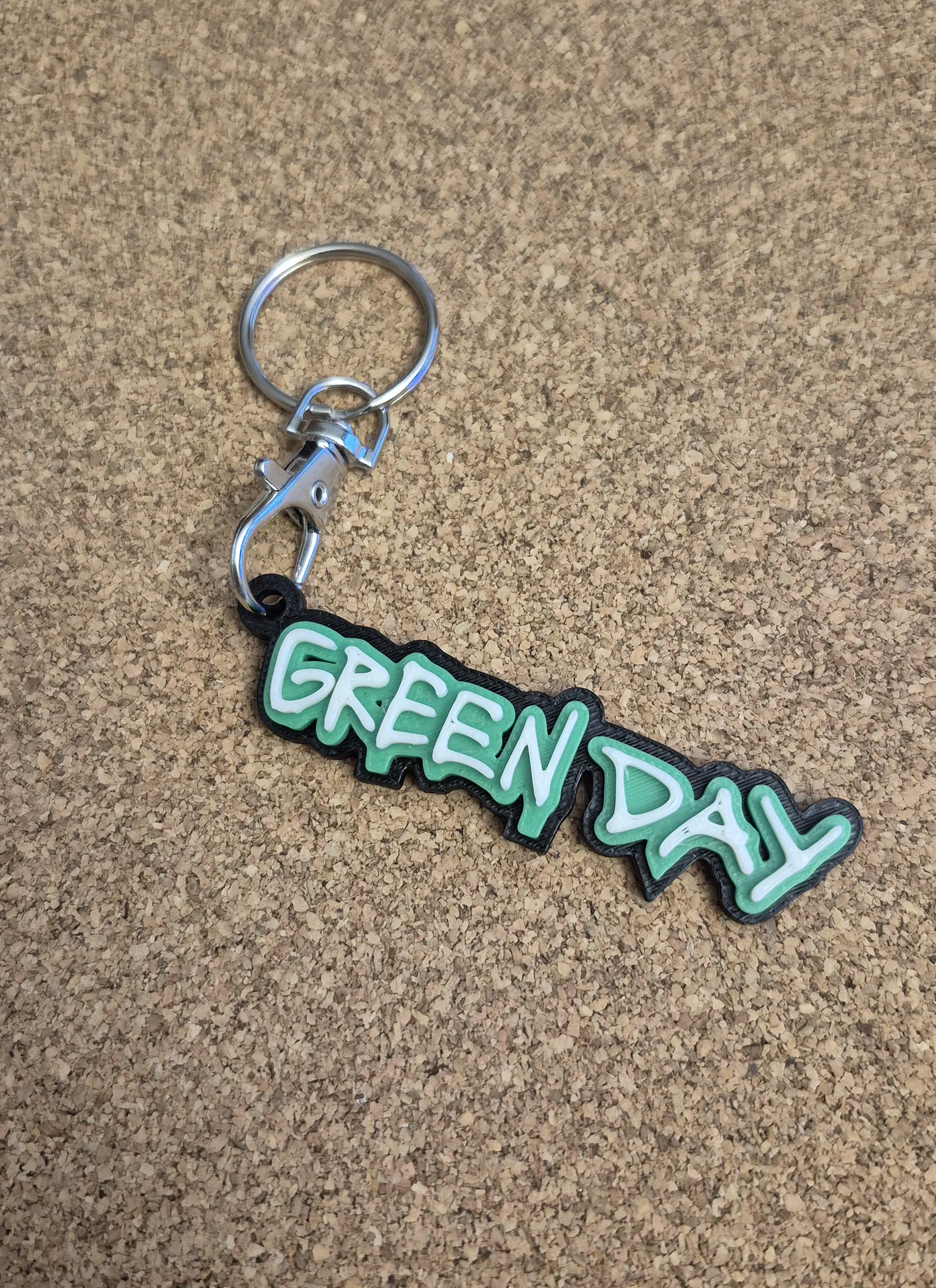 Porta-Chaves Green Day - Logótipo em Relevo 1
