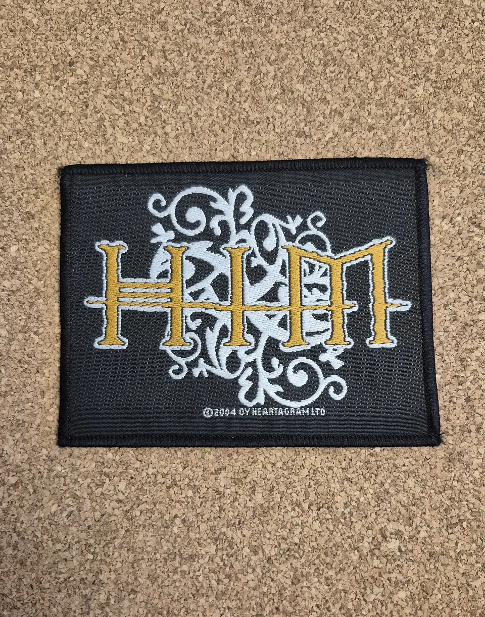 HIM Patch - Vintage Logo & Ornaments (2004) 1
