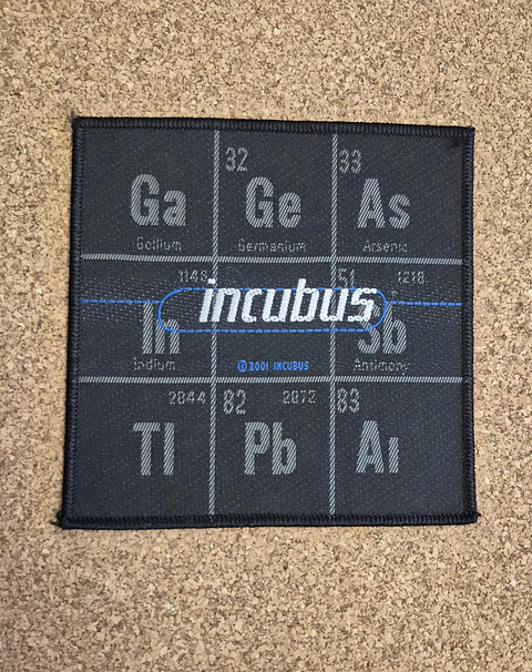 Incubus Patch - Periodic Table Vintage (2001)