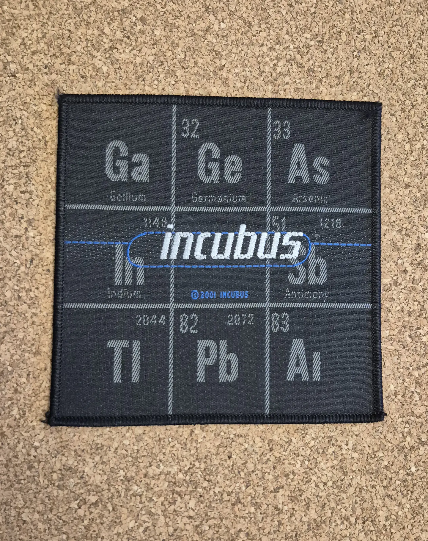 Incubus Patch - Periodic Table Vintage (2001) 1