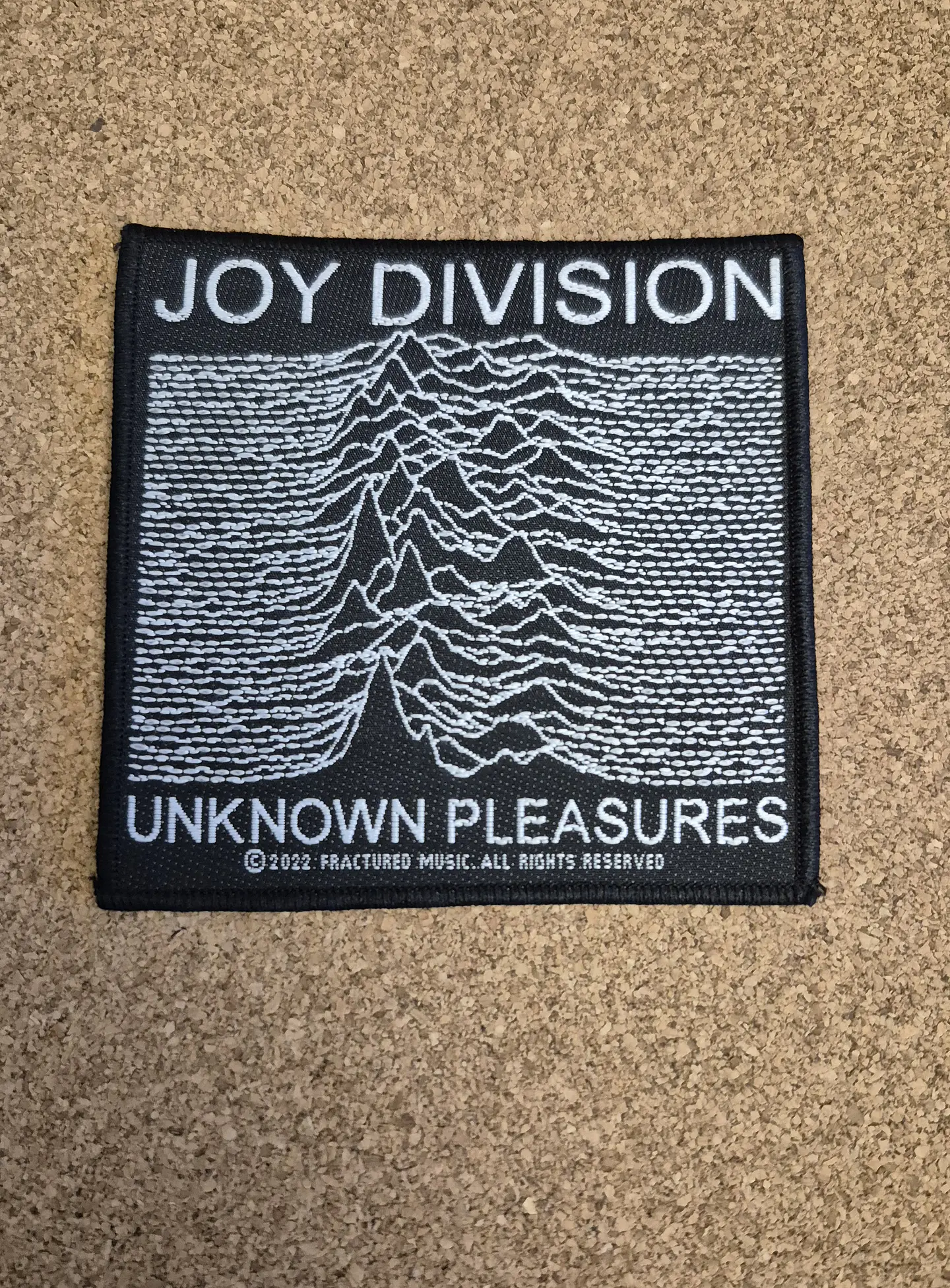 Joy Division Patch - Unknown Pleasures (2022) 1