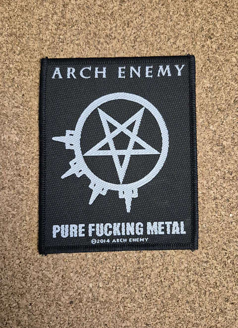 Arch Enemy Patch - Pure Fucking Metal (Woven Razamataz)