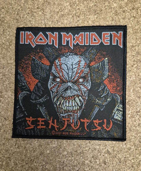 Iron Maiden Patch - Senjutsu Face Woven (Sew-on)