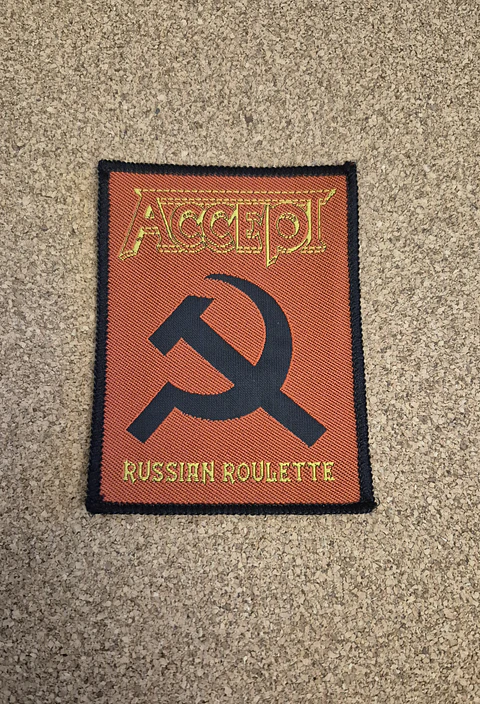 Accept Russian Roulette Patch - Woven (Sew-on)