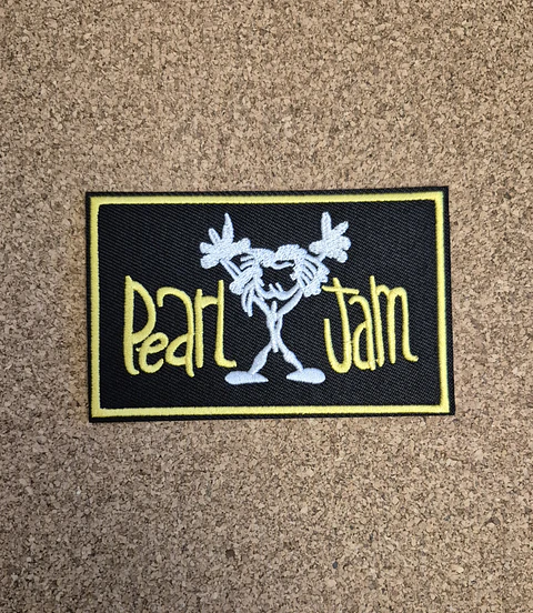 Pearl Jam - Logo & Stickman Patch - Embroidered (Iron-on)