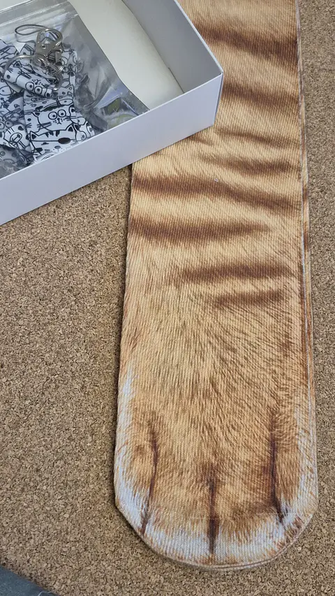 Cat Paw Socks & Lanyard Set - Limited Edition